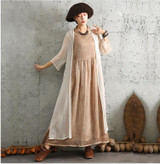 New 2017 summer thin silk crepe trench coat Women Three quarter sleeved sunscreen thin clothing Female long cardigan 970397