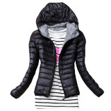 New Fashion  Parkas Winter Female Down Jacket Women Clothing Winter Coat Color Overcoat Female Jacket Parka