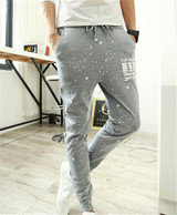 New Fall Men's Fashion Pants Blend Harem Pants Men Slim Printing Joggers Pants Trousers IU852561