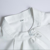 New elegant Ruffles shirt women OL formal slim stand collar short sleeve chiffon blouse office ladies work wear plus size tops