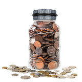 New Electronic Liquid Crystal Computer LCD Display Safe Digital Counting Coin Bank Money Saving Box Jar Bank