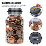 New Electronic Liquid Crystal Computer LCD Display Safe Digital Counting Coin Bank Money Saving Box Jar Bank