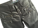 New elastic leather pants zipper solid leggings skinny women full length trousers plus size for women ladies feminino