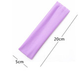 New Elastic Headband  soft  Accessory Dance Biker Wide Headband Stretch Ribbon Hairband CC2300