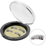 New Easy to Wear 3D Magnetic Eyelash False Eyelashes Double Magnet Full Strip Magnetic Lashes Soft Hair Reusable Fake Eye Lashes