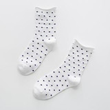 New Dot Women Socks Cute Female Fashion Casual Colorful 100% Cotton Socks Funny Ladies Brand In Tube Happy Socks Women Harajuku