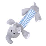 New Dog Toys Pet Puppy Chew Squeaker Squeaky Plush Sound Duck Pig Elephant For Dog Toys Knot Rope 3 Designs