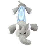 New Dog Toys Pet Puppy Chew Squeaky Squeaker Plush Dog Toy Interactive For Puppy Sound Pig Duck Elephant Free Shipping