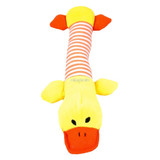 New Dog Toys Pet Puppy Chew Squeaky Squeaker Plush Dog Toy Interactive For Puppy Sound Pig Duck Elephant Free Shipping