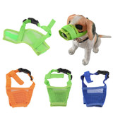 New Dog Anti Bark Bite Mesh Small Large Dogs Pet Mouth Bound Device Safety Adjustable Breathable Muzzle Stop Biting