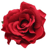 New DIY Headdress Hair Accessories For Bridal Wedding Flocking Cloth Red Rose Flower Hairpin Hair Clip New DIY Headdress Hair Accessories For Bridal Wedding Flocking Cloth Red Rose Flower Hairpin Hair Clip
