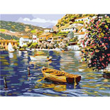 New DIY Oil Painting By Numbers Canvas Picture Painting Living Room Bedroom Wall Home Decor Landscape