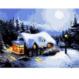 New DIY Oil Painting By Numbers Canvas Picture Painting Living Room Bedroom Wall Home Decor Landscape