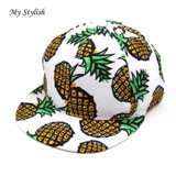 New Design Pineapple Snapback Bboy Hat Adjustable Baseball Cap Hip-hop Hat Unisex High Quality Dec 23