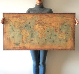 nostalgic vintage word map poster harry potter map retro Classic Kraft Paper Poster vintage Wall Sticker Antique Home decor