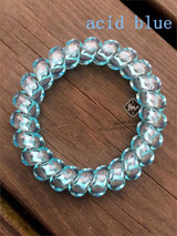 Norvin women hair bands high quality hair accessories women gum for hair rope candy-colored telephone wire Transparent 17 colors