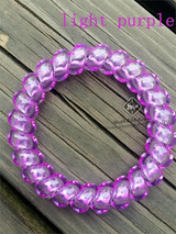 Norvin women hair bands high quality hair accessories women gum for hair rope candy-colored telephone wire Transparent 17 colors