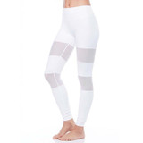 NORMOV Women's Leggings Fashion Big Size Mesh Patchwork Leggings Female Elastic Fashion Workout fitness Leggings Women Summer