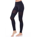 NORMOV Women's Leggings Fashion Big Size Mesh Patchwork Leggings Female Elastic Fashion Workout fitness Leggings Women Summer