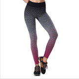 NORMOV Women's Stripes gradient Leggings Fashion Polyester High Waist Adventure Time Jeggings Leggings Women