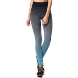 NORMOV Women's Stripes gradient Leggings Fashion Polyester High Waist Adventure Time Jeggings Leggings Women
