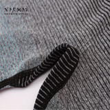 NORMOV Women's Stripes gradient Leggings Fashion Polyester High Waist Adventure Time Jeggings Leggings Women