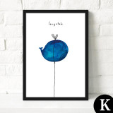 Nordic style Modern minimalist Decorative painting of the living room children 's room painting home murals of cartoon animals