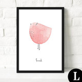 Nordic style Modern minimalist Decorative painting of the living room children 's room painting home murals of cartoon animals