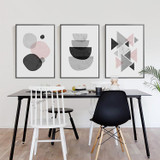 Nordic style geometry graph painting poster,abstract pattern decorative painting ,creative canvas unframed decal poster art MD