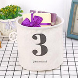 Nordic Style Linen Home Storage Box Desk Organizer Folding Office Desk Storage Organizer Cute Jewelry Cosmetic Makeup Basket