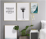 Nordic Decorative Painting Inspiration Canvas Painting Modern Painting Sea Frameless Painting Wall Pictures For Living Room