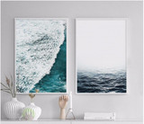 Nordic Decorative Painting Inspiration Canvas Painting Modern Painting Sea Frameless Painting Wall Pictures For Living Room