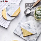 Nordic Ceramics Office Table Storage Plate Chic Scandinavian Vogue Elegant Luxury Gold Office Desk Storage Tray Organizer Decor