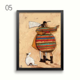 Nordic Abstract Love Canvas Painting Scandinavian Wall Pictures Art Oil Posters and Prints for Living Room Home Decor No Frame