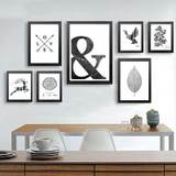 Nordic Abstract Canvas Oil Painting Scandinavian Deer Wall Pictures Art Posters and Prints For Living Room Home Decor Unframed