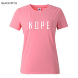 NOPE summer tops tees ladies short t shirt women t-shirt Cotton female tshirt round neck womens t shirts