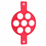Nonstick Pancake Maker Silicone Egg Ring Mold with 7 Holes Kitchen Pancake Mold Egg Tools Kitchen Cooking Gadgets
