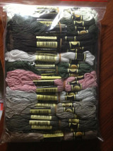 NOneroom 50pcs CXC threads similar DMC cotton threads two label cross stitch threads embroidery threads Quality skeins