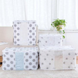 Non-Woven Fabric Save Space Clothes Storage Bag Case Folding Quilt Wardrobe Storage Bags Holder