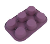 Non-Stick 6 Cups Mousse Silicone Cake Mould Muffin Cup Cupcake Baking Tray Cake Tools
