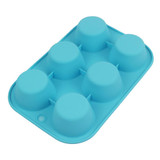 Non-Stick 6 Cups Mousse Silicone Cake Mould Muffin Cup Cupcake Baking Tray Cake Tools
