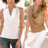 Newest Summer Fashion Sexy Chiffon Blouse Elegant Ladies Solid Tops Casual Sleeveless Women's Shirt XN4 H2