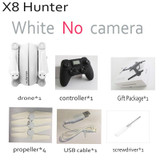 Newest rc mini foldable drone X8 Hunter with camera wifi fpv quadcopter rc helicopter toy HD selfie dron remote control 4CH Axis