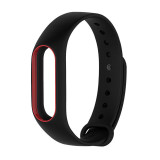 Newest Replace Strap for Xiaomi Mi Band 2 MiBand 2 Silicone Wristbands Colorful Double Color Smart Bracelet for Xiomi Mi Band 2