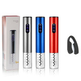 Newest High-end Electric Wine Bottle Opener Kit Automatic Cordless Red Wine Corkscrew Bottle Opener Tool Foil Cutter 3 color