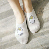 Newest Harajuku Cartoon Pink Leopard Garfield Meia Women Crew Socks Creative Novelty Funny Party Star Egg Sox Cute Cotton Socks