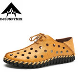 DJSUNNYMIX Brand 2017 Men summer Shoes Casual Fashion Men Shoes Leather Loafers