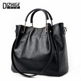 DIZHIGE Brand 2017 New Genuine Leather Bags Women High Quality Sheepskin Women Handbags Designer Shoulder Bags Ladies Sac Femme