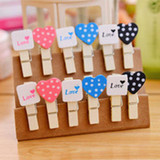 DIY Wholesale Mini Natural Wooden Clips For Photo Clips Clothespin Craft Decoration Clips Pegs