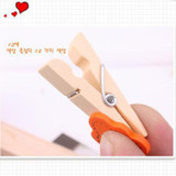 DIY Wholesale Mini Natural Wooden Clips For Photo Clips Clothespin Craft Decoration Clips Pegs